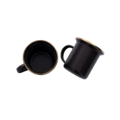 Barebones Enamel Espresso Cup - Set Of 2 -Montanic Sale Store CKW 344