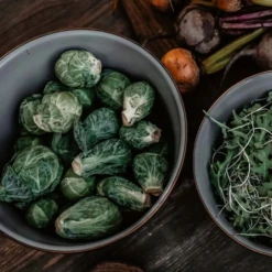 Barebones Enamel Mixing Bowl Slate - Set Of 2 -Montanic Sale Store CKW 378 05