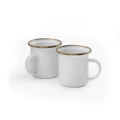 Barebones Enamel Cup - Set Of 2 -Montanic Sale Store CKW 393 4