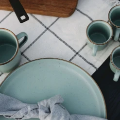 Barebones Enamel Plate - Set Of 2 -Montanic Sale Store CKW 429 02