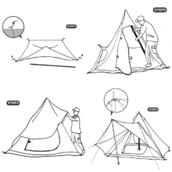 Vidalido Teepee Tent - Camel -Montanic Sale Store Camel 5