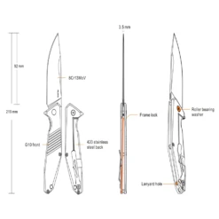 Ruike D191-B Knife 8 Ruike D191-B Knife -Montanic Sale Store D191 B 5
