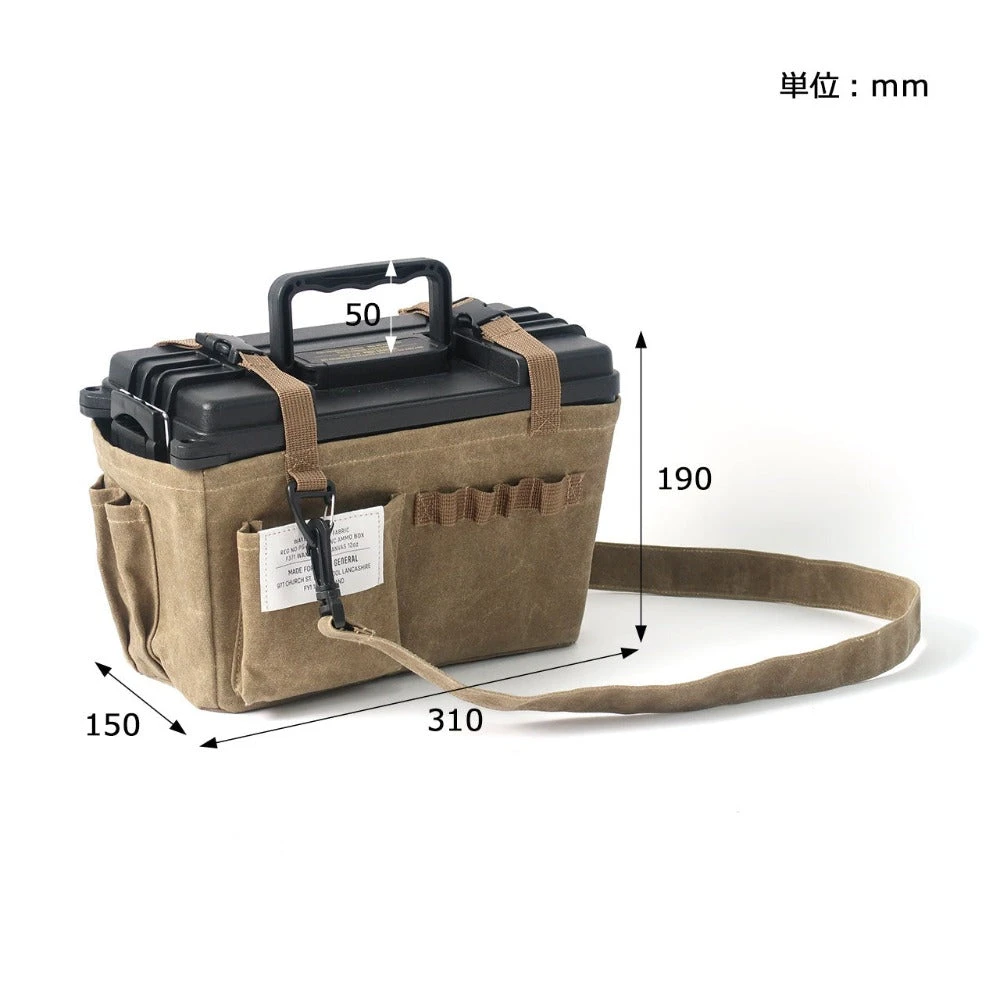 Post General Waxed Canvas Ammo Tool Box 5 Post General Waxed Canvas Ammo Tool Box - Image 5