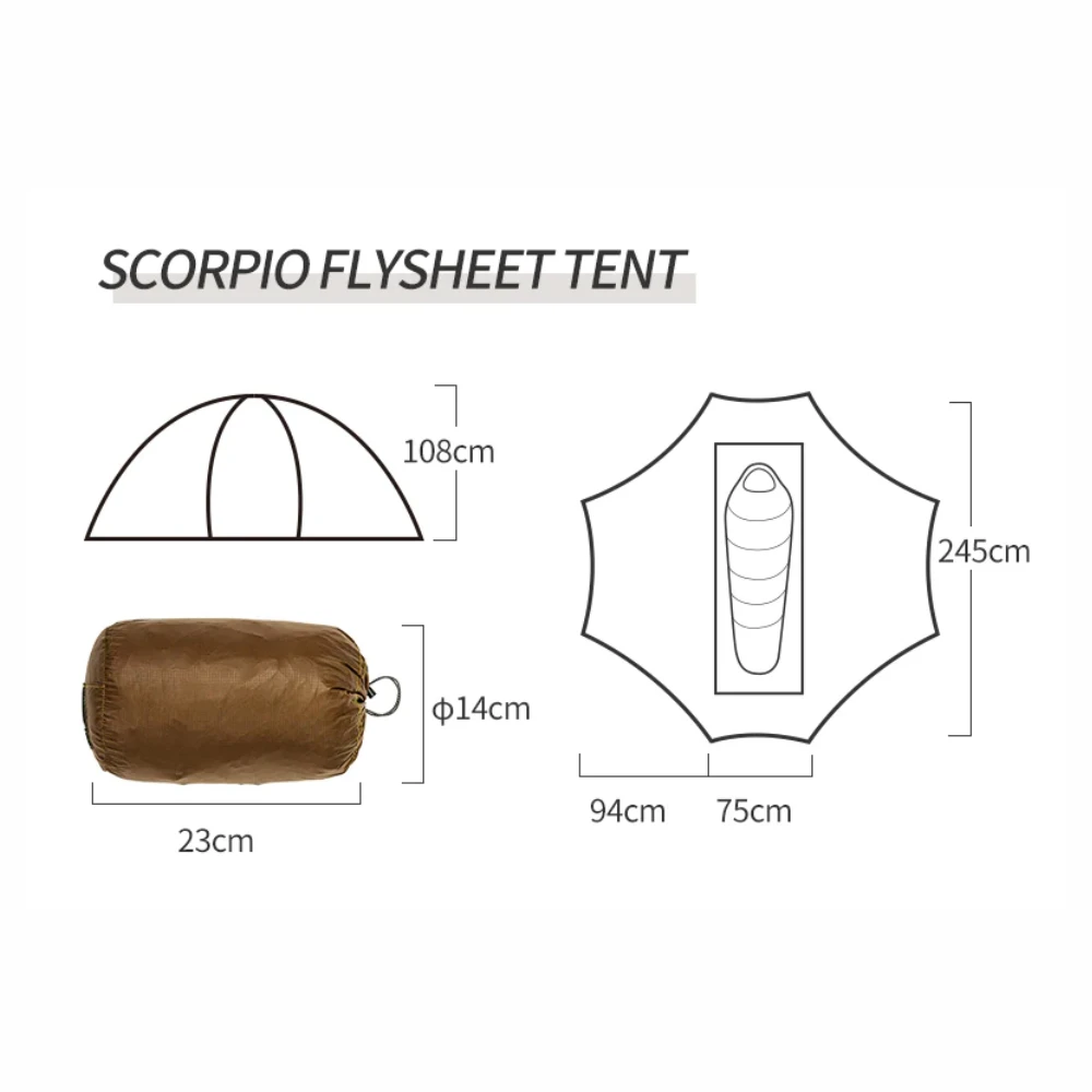 Thous Winds Scorpio Flysheet Tent 7 Thous Winds Scorpio Flysheet Tent - Image 7