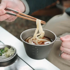 Snow Peak Deep Titanium Backpacker's Cup With Lid 11 Snow Peak Deep Titanium Backpacker's Cup With Lid -Montanic Sale Store E 3147