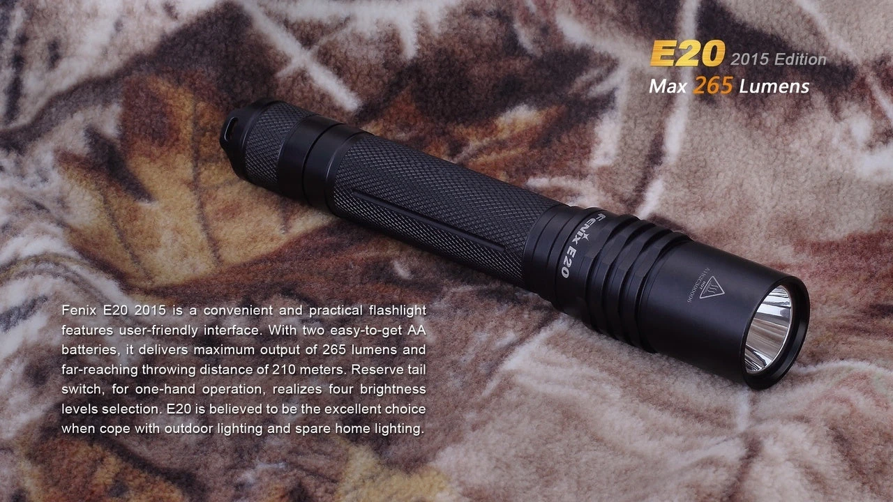 Fenix E20 XP-E2 LED Flashlight (2015 EDITION) 15 Fenix E20 XP-E2 LED Flashlight (2015 EDITION) - Image 15
