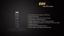 Fenix E05 XP-E2 LED Flashlight -Montanic Sale Store E25 15 14543 96023.1443049304