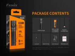 Fenix E30R Luminus SST40 LED Flashlight BLACK -Montanic Sale Store E30RA E 11 48851.1556287406