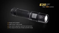 Fenix E35 XL-L2 UE LED Flashlight Black 2016 Version -Montanic Sale Store E35UE 3 E 02326.1452788929.1280.1280 02473.1495139128