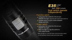 Fenix E35 XL-L2 UE LED Flashlight Black 2016 Version -Montanic Sale Store E35UE 6 E 34955.1452788933.1280.1280 30785.1495139308