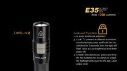 Fenix E35 XL-L2 UE LED Flashlight Black 2016 Version -Montanic Sale Store E35UE 7 E 03135.1452788932.1280.1280 45603.1495139308