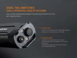 Fenix TK35 2018 XHP35 HI LED Flashlight 1300LM Black -Montanic Sale Store Fenix TK35 2018 Flashlight switches 1