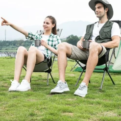 Hewolf Space Medium Aluminum Alloy Foldable Chair -Montanic Sale Store HW J2049 BLK 4