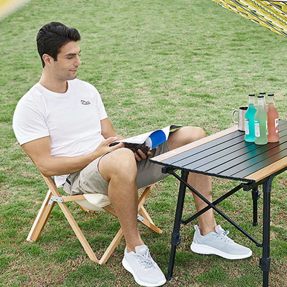 Hewolf Foldable Wooden Chair - Small 3 Hewolf Foldable Wooden Chair - Small - Image 3