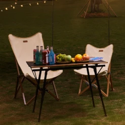 Hewolf Foldable Wooden Chair - Small 9 Hewolf Foldable Wooden Chair - Small -Montanic Sale Store HW J2058S KHA 04