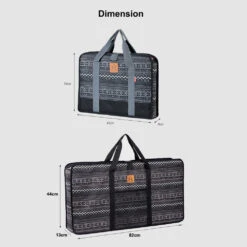 KZM Folding Table Carry Bag -Montanic Sale Store K20T3B001 dimensionwithK9T3B001