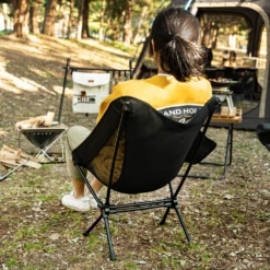 KZM Reisen Lightweight Chair -Montanic Sale Store K21T1C01BK 5