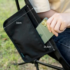 KZM Reisen Lightweight Chair -Montanic Sale Store K21T1C01BK 7