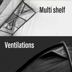[NEW] KZM Black Cot Tent II -Montanic Sale Store K221T3T01 07