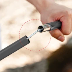 KZM 180cm Aluminum Tarp Pole -Montanic Sale Store K22T3F01 5