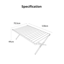 KZM Trinity Rollup Table -Montanic Sale Store K22T3U08 09