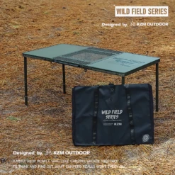 KZM Wild Field 3 Folding BBQ Table -Montanic Sale Store K23T3U07 16