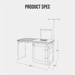 KZM Wild Field Cabinet Kitchen Table -Montanic Sale Store K23T3U08 18