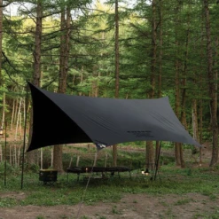 KZM Wild Field Hexa Tough Black Tarp -Montanic Sale Store K241T3T11