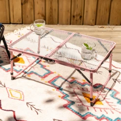 KZM Iron Mesh Slim Mini Table - Black -Montanic Sale Store K8T3U011 7 600x600 becc01a6 d57c 4c66 afe4 3a06b0d86076