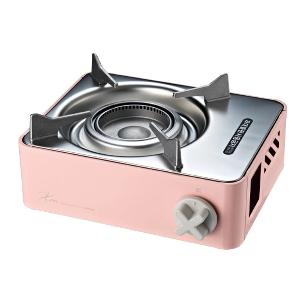 Kovea X On Mini Gas Stove Pink 1 Kovea X On Mini Gas Stove Pink