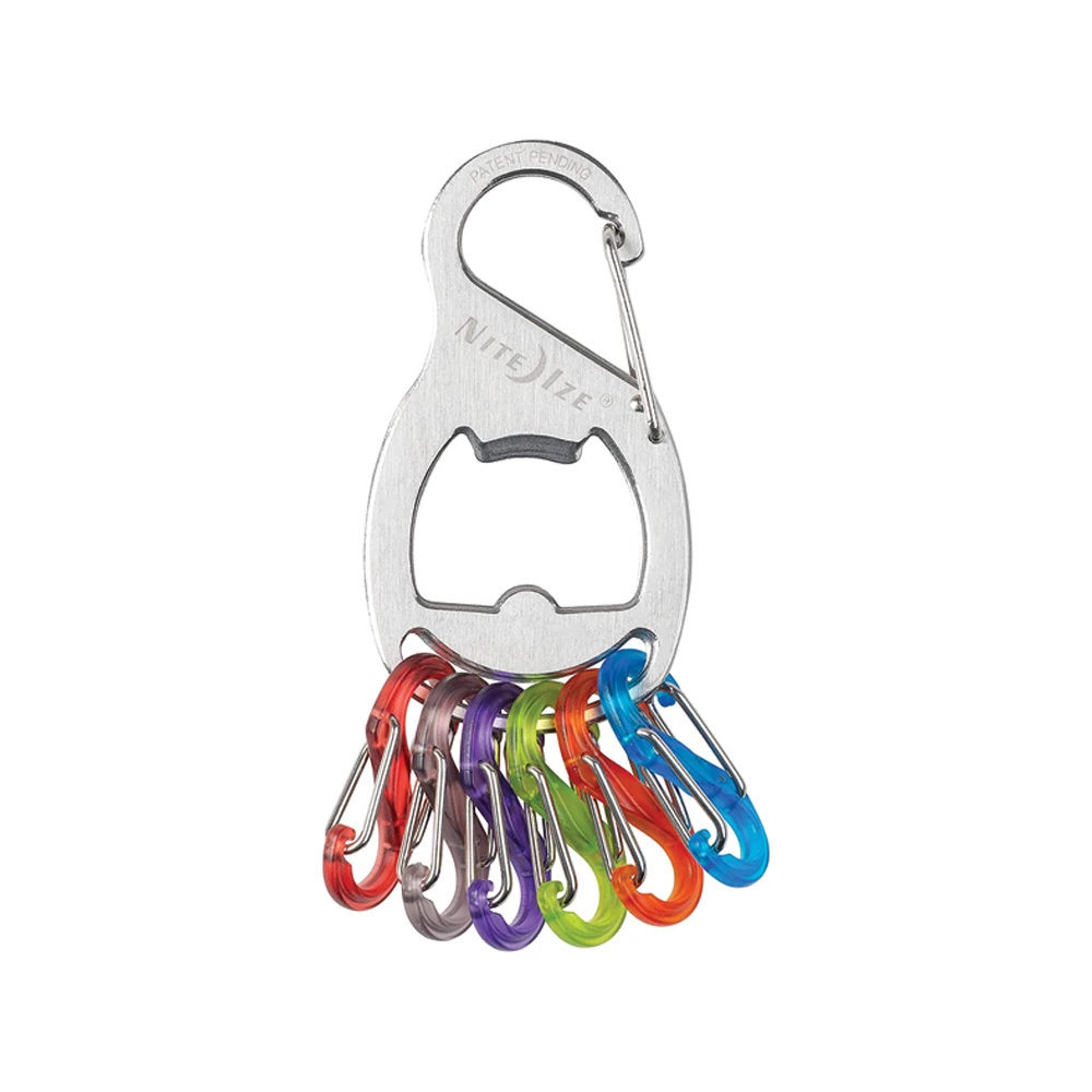 Nite Ize KeyRack+™ S-Biner® - Stainless Steel 1 Nite Ize KeyRack+™ S-Biner® - Stainless Steel