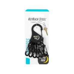 Nite Ize KeyRack Steel™ S-Biner® - Black -Montanic Sale Store KRS 03 01 4