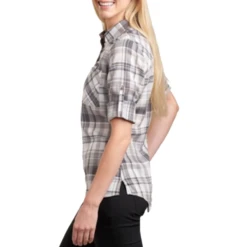Kuhl Woman Spektra Plaid LS Shirt - Storm -Montanic Sale Store KUHL8316 STM 5