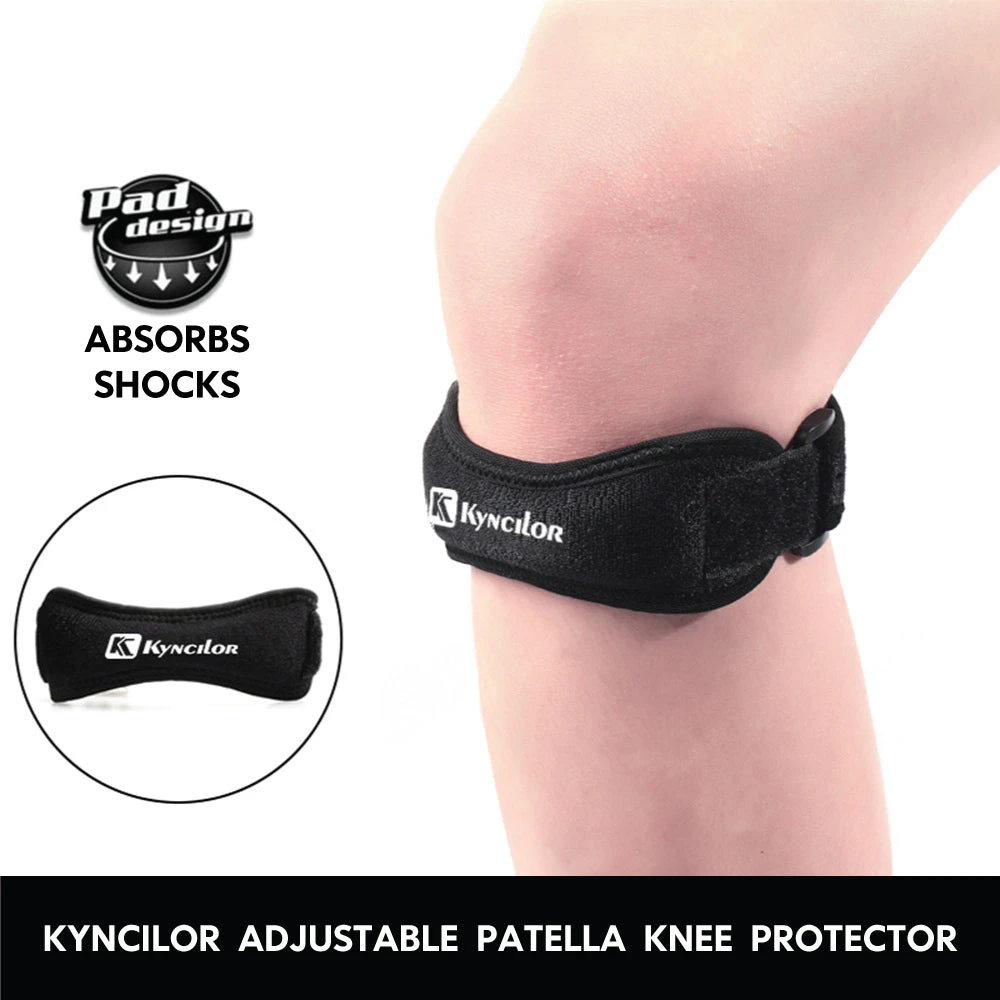 Soft Brace Knee Protector Belt Adjustable Breathable Patella Tendon Strap Guard 1 Soft Brace Knee Protector Belt Adjustable Breathable Patella Tendon Strap Guard