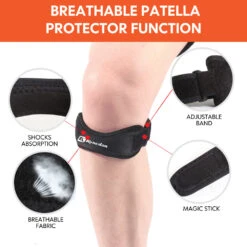 Soft Brace Knee Protector Belt Adjustable Breathable Patella Tendon Strap Guard 10 Soft Brace Knee Protector Belt Adjustable Breathable Patella Tendon Strap Guard -Montanic Sale Store Kyncilor Adjustable Patella Knee Protector 5
