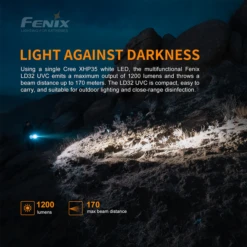 Fenix LD32 UVC XHP 35 HI And 10mW UVC LED Flashlight Black -Montanic Sale Store LD32 9 600x600 0461fdd0 8659 4a0e a455 e16fb090fd4c