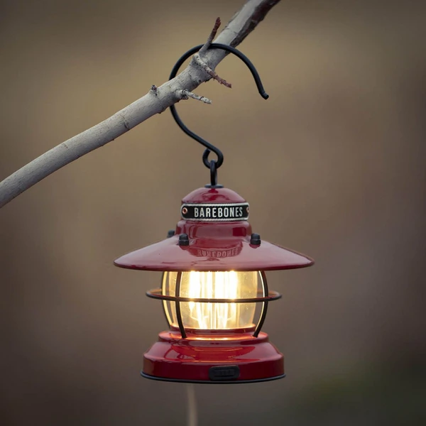 Barebones Edison Mini Lantern - Olive Drab 2 Barebones Edison Mini Lantern - Olive Drab - Image 2