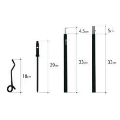 DoD Lantern Stand Set RX -Montanic Sale Store LP1 753 BK 4