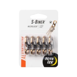 Nite Ize S-Biner® MicroLock® Aluminum - 5 Pack Coyote -Montanic Sale Store LSBMA 29BG 5R7 5