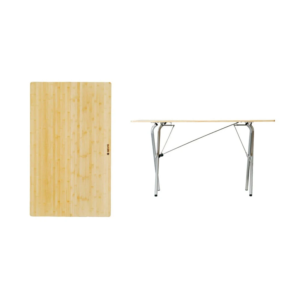 Snow Peak Single Action Table Long, Bamboo Top 2 Snow Peak Single Action Table Long, Bamboo Top - Image 2