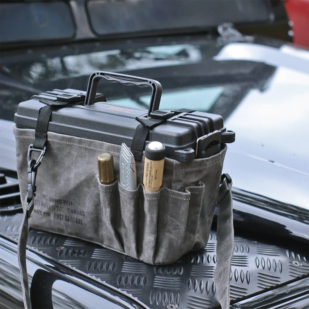 Post General Waxed Canvas Ammo Tool Box 11 Post General Waxed Canvas Ammo Tool Box - Image 11