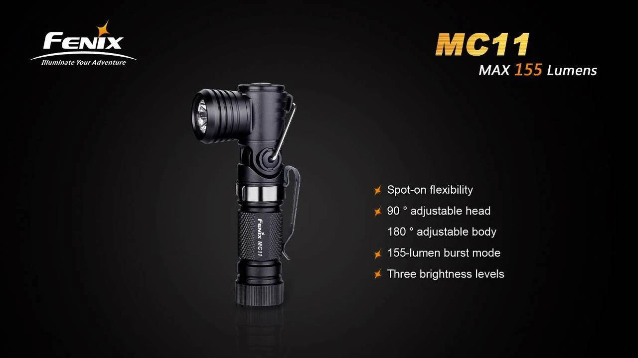 Fenix MC11 Anglelight Black Upgraded Version 155 Lumens 9 Fenix MC11 Anglelight Black Upgraded Version 155 Lumens - Image 9