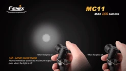 Fenix MC11 Anglelight Black Upgraded Version 155 Lumens 17 Fenix MC11 Anglelight Black Upgraded Version 155 Lumens -Montanic Sale Store MC11 6 96849 02584.1443047020