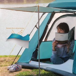 Hewolf Auto 4 Person Tent Teal 11 Hewolf Auto 4 Person Tent Teal -Montanic Sale Store MON 2011 TEAL 9 600x600 e6675982 7639 4e42 8f82 f294c88196f7