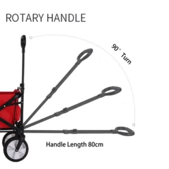 Camp Leader Camping Push Wagon - Black -Montanic Sale Store MON42 8 edited