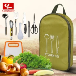 Camp Leader Outdoor Kitchenware 8 Piece Set -Montanic Sale Store MON44 3