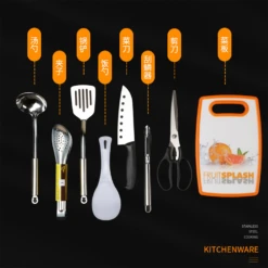 Camp Leader Outdoor Kitchenware 8 Piece Set -Montanic Sale Store MON44 5