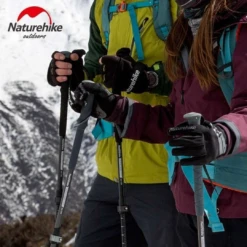 Naturehike Qing Xue Pro Three Section 7075 Aluminum Alloy Trekking Pole -Montanic Sale Store NH17D017 D EB 4