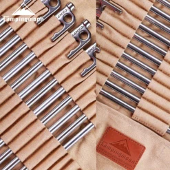 Campingmoon Stainless Steel Tent Pegs Silver 22 Campingmoon Stainless Steel Tent Pegs Silver -Montanic Sale Store R26 8 6