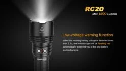 Fenix RC20 XM-L2 U2 Rechargable LED -Montanic Sale Store RC20 12 37213.1443026304.1280.1280 59337.1495815302